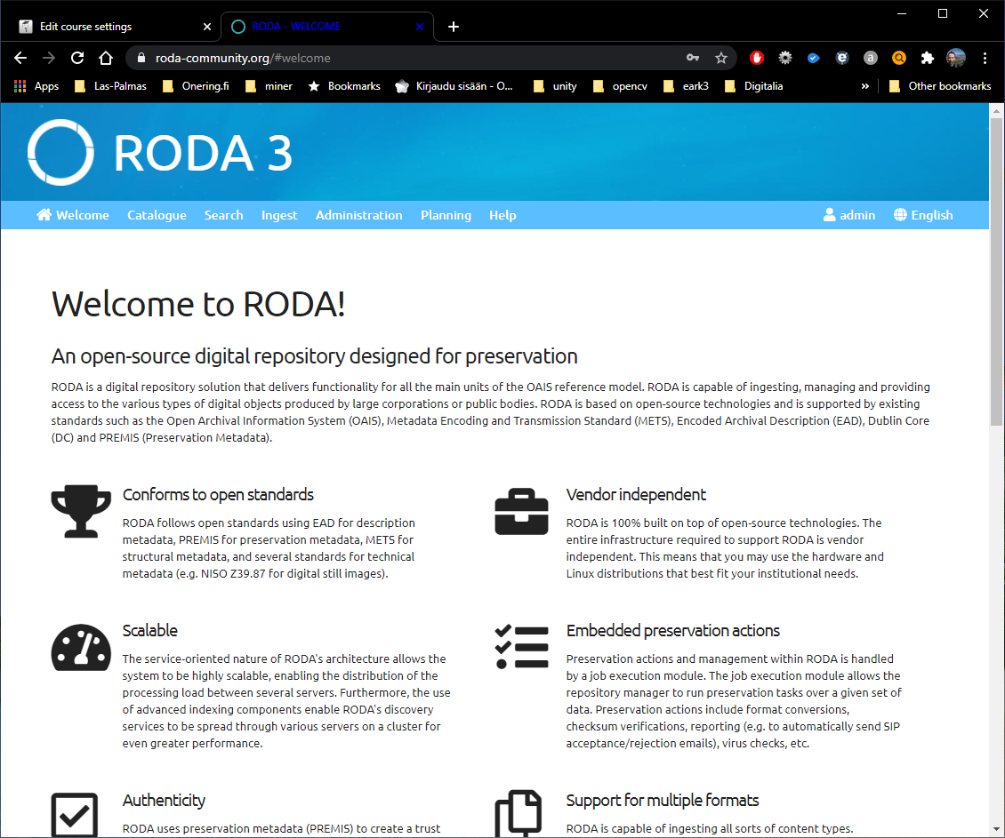 RODA – an end-to-end solution for digital preservation